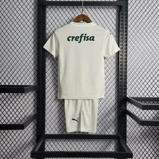 Palmeiras Home Shirt 22/23 - White Kids Fan Shirt