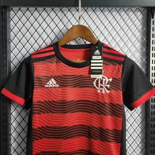 Flamengo Home Shirt 22/23 - Kids Fan Red