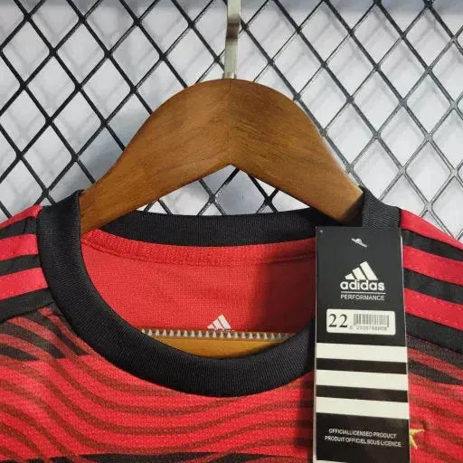 Flamengo Home Shirt 22/23 - Kids Fan Red