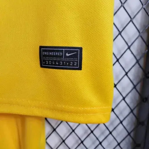 Barcelona Away IV Shirt 23/24 - Kids Fan Yellow