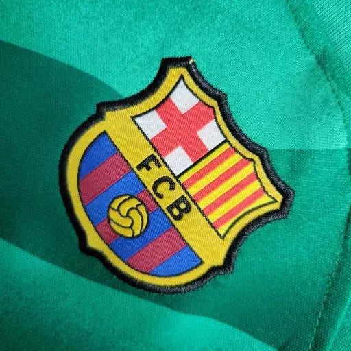 Barcelona Goalkeeper Shirt 23/24 - Green Kids Fan Shirt