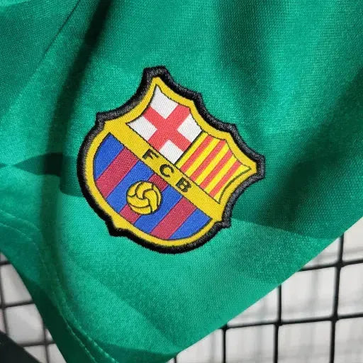 Barcelona Goalkeeper Shirt 23/24 - Green Kids Fan Shirt