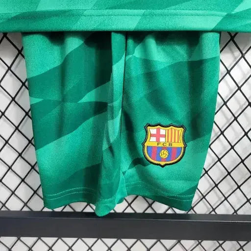 Barcelona Goalkeeper Shirt 23/24 - Green Kids Fan Shirt