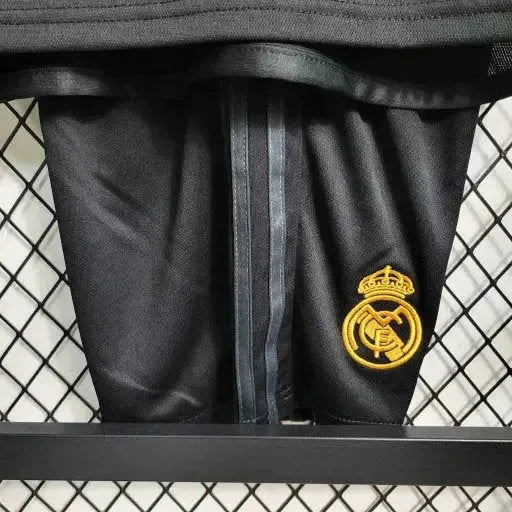 Real Madrid Away II Shirt 23/24 - Kids Fan Black and Yellow