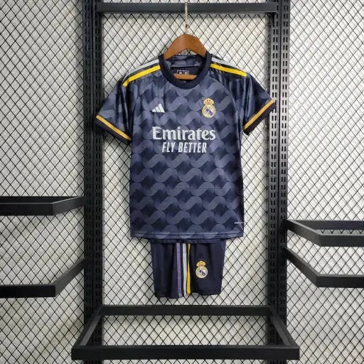 Real Madrid Away Shirt 23/24 - Kids Fan Black