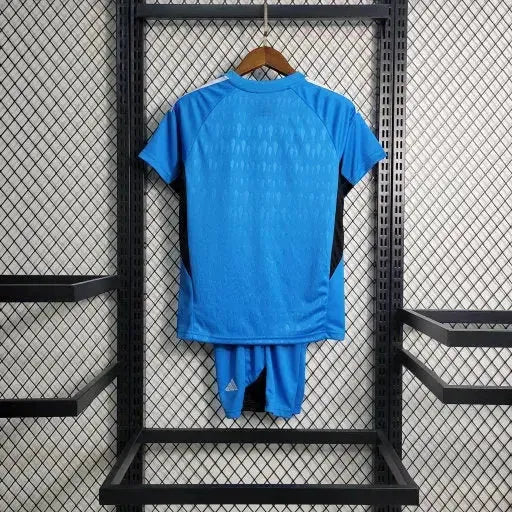 Real Madrid Goalkeeper Shirt 23/24 - Kids Fan Blue