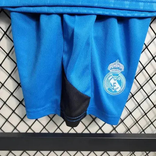 Real Madrid Goalkeeper Shirt 23/24 - Kids Fan Blue