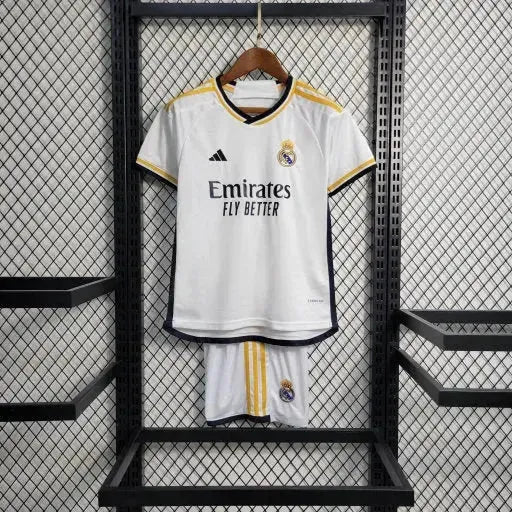 Real Madrid Home Shirt 23/24 - Kids Fan Shirt White