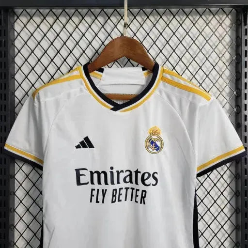 Real Madrid Home Shirt 23/24 - Kids Fan Shirt White