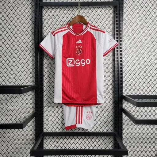 Ajax Home Shirt 23/24 - Kids Fan Shirt Red and White
