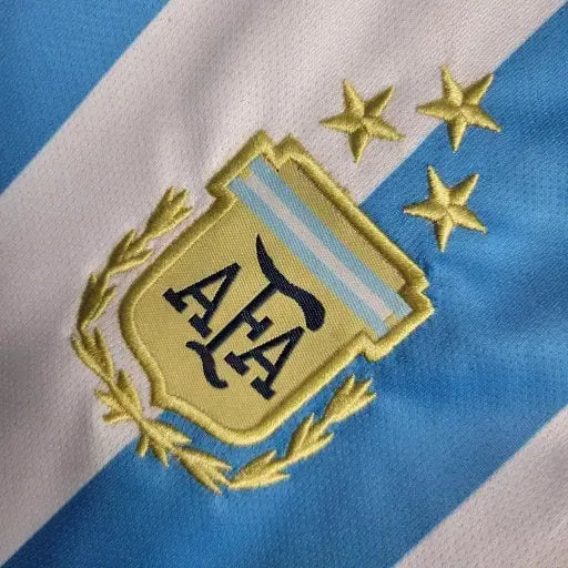 Argentina Home III Shirt 22/23 - Blue and White Kids Fan Shirt