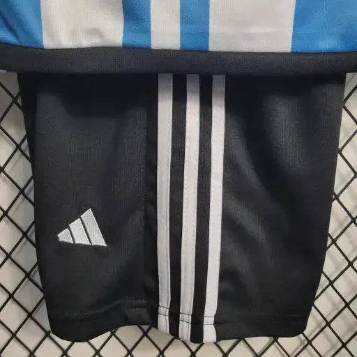 Argentina Home III Shirt 22/23 - Blue and White Kids Fan Shirt
