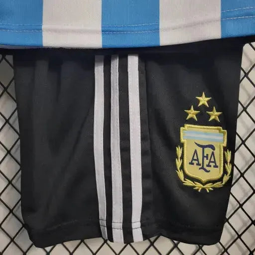 Argentina Home III Shirt 22/23 - Blue and White Kids Fan Shirt