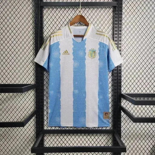 Argentina Home III Shirt 22/23 - Blue and White Kids Fan Shirt