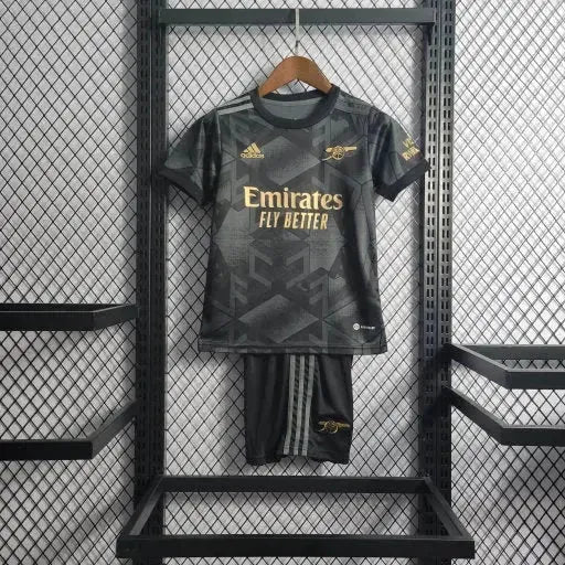 Arsenal Away Shirt 22/23 - Kids Fan Shirt Black