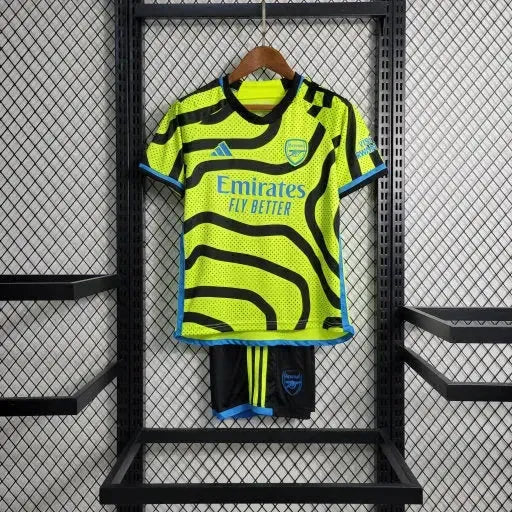 Arsenal Away Shirt 23/24 - Kids Fan Shirt Green