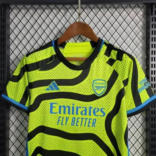 Arsenal Away Shirt 23/24 - Kids Fan Shirt Green