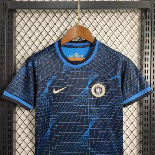 Chelsea Away Shirt 23/24 - Kids Fan Dark Blue