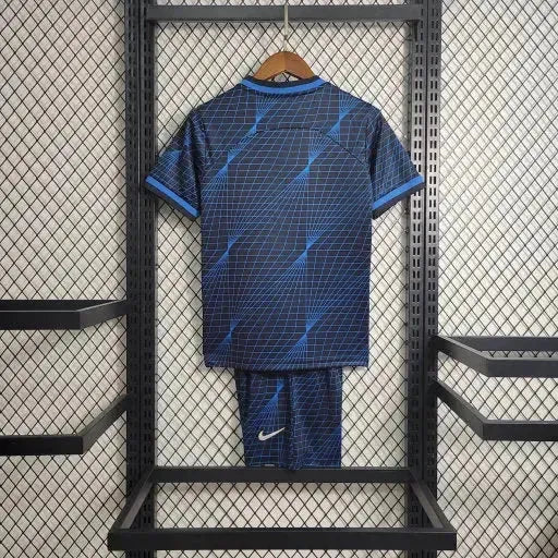 Chelsea Away Shirt 23/24 - Kids Fan Dark Blue