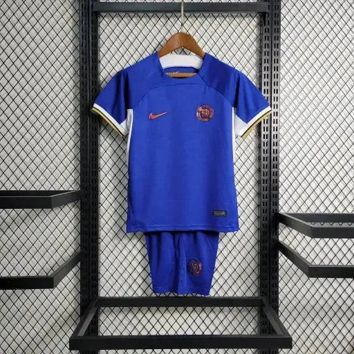 Chelsea Home Shirt 23/24 - Kids' Fan Shirt Blue Reflective