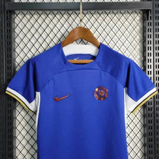 Chelsea Home Shirt 23/24 - Kids' Fan Shirt Blue Reflective