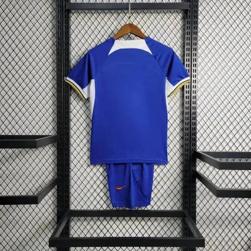 Chelsea Home Shirt 23/24 - Kids' Fan Shirt Blue Reflective