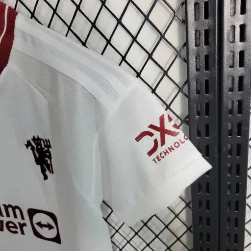 Manchester United Away Shirt 23/24 - Kids Fan White