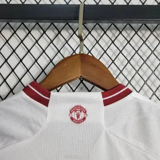 Manchester United Away Shirt 23/24 - Kids Fan White