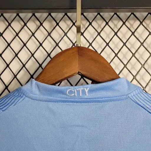 Manchester City Home Shirt 23/24 - Kids Fan Shirt Blue