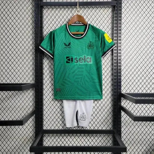 Newcastle United Away Shirt 23/24 - Kids Fan Green