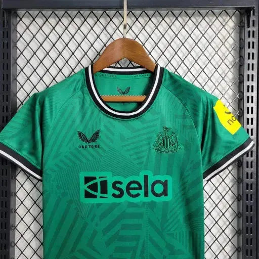 Newcastle United Away Shirt 23/24 - Kids Fan Green