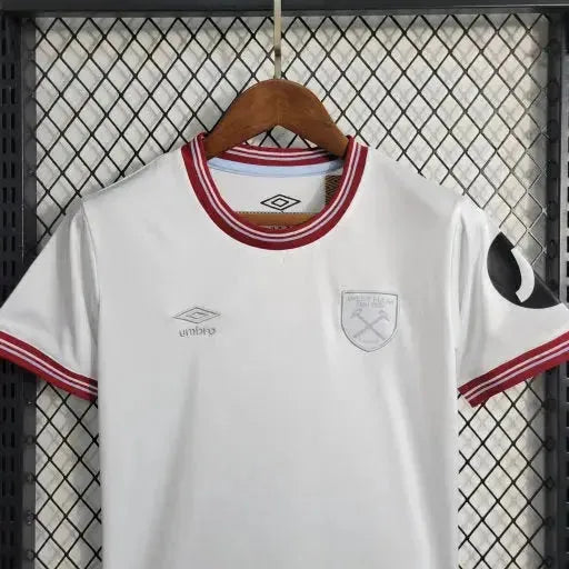West Ham Away Shirt 23/24 - Kids Fan White