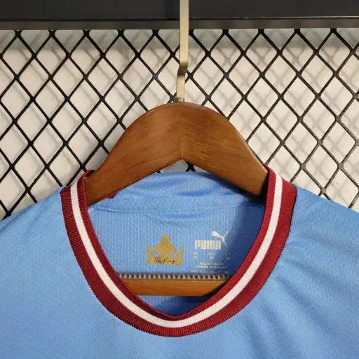 Manchester City Home Shirt 22/23 - Kids Fan Shirt Blue
