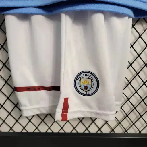 Manchester City Home Shirt 22/23 - Kids Fan Shirt Blue