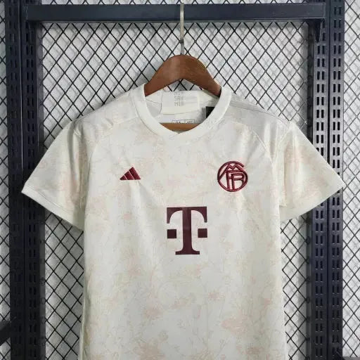 Bayern Munich Third Away Shirt 23/24 - White Kids Fan Shirt
