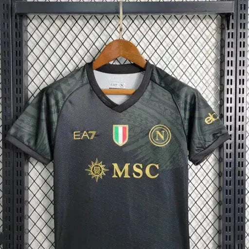 Napoli Away Shirt 23/24 - Kids Fan Black