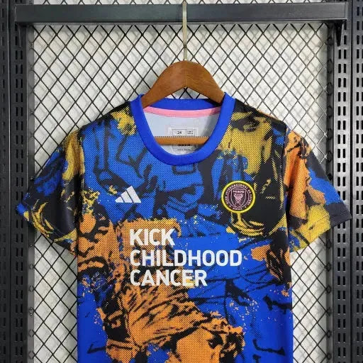 Inter Miami Training Shirt 23/24 - Kids Fan Blue