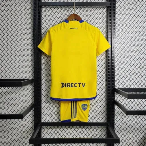 Boca Juniros Away Shirt 23/24 - Yellow Kids Fan Shirt