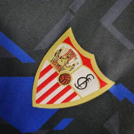 Sevilla Away Shirt 23/24 - Kids Fan Black
