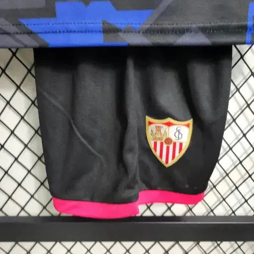 Sevilla Away Shirt 23/24 - Kids Fan Black