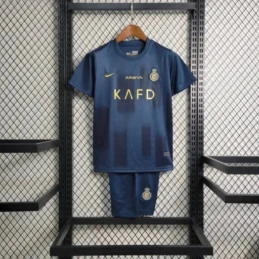 Al-Nassr Away Shirt 23/24 - Kids Fan Black