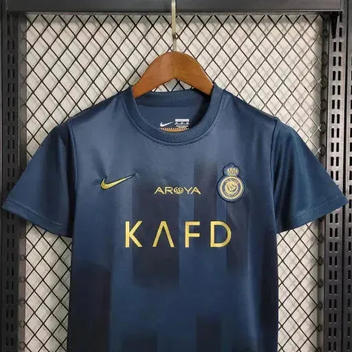 Al-Nassr Away Shirt 23/24 - Kids Fan Black