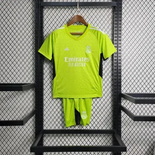 Real Madrid Goalkeeper Shirt 23/24 - Green Kids Fan Shirt
