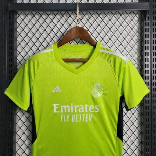 Real Madrid Goalkeeper Shirt 23/24 - Green Kids Fan Shirt