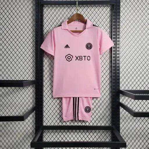 Inter Miami Home Shirt 23/24 - Kids Fan Pink