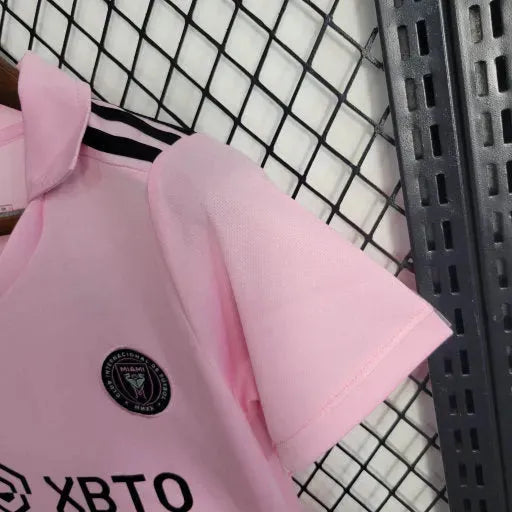 Inter Miami Home Shirt 23/24 - Kids Fan Pink