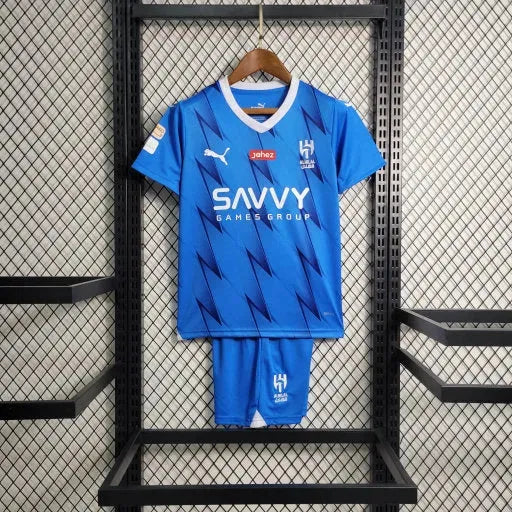 Al-Hilal Home Shirt 23/24 - Kids Fan Blue