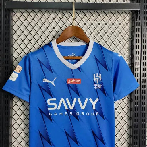 Al-Hilal Home Shirt 23/24 - Kids Fan Blue