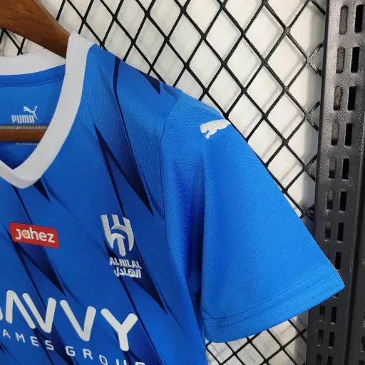 Al-Hilal Home Shirt 23/24 - Kids Fan Blue