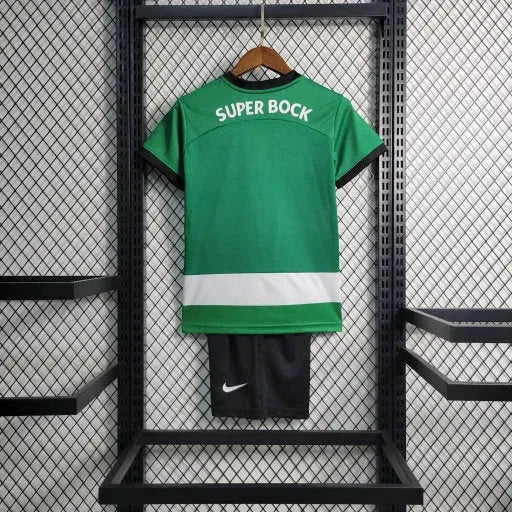 Sporting Home Shirt 23/24 - Green Kids Fan Shirt